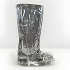Boot Shot Glasses Set Of 6 Clear Glass 0 75oz Home Essentials Party - New 
