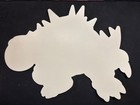 Rare Mario Hoops 3 Official Nintendo Window Wall Promo Decal Sticker Bowser