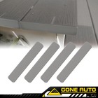 Fit For Trex Rectangular Plastic Decking Boards End Cap  4 Pcs   5 5    Gray New
