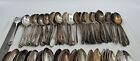 Lot Of 100 Assorted Vintage Silverplate Oval Soup Dessert Spoons - Lot 142