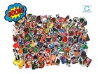 100 Random Skateboard Stickers Vinyl Laptop Luggage Decals Dope Sticker Lot Mix 