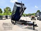 New 7 X 14 14k Telescopic Hoist Power Hydraulic Dump Trailer Equipment Hauler