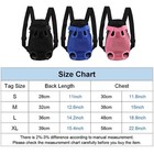 Pet Puppy Dog Cat Mesh Sling Carry Pack Backpack Carrier Travel Bag Front S-xl