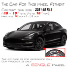 For Tesla Model 3 Oem Design Wheel 18  2017-2023 18x8 5 Charcoal Rim 96276