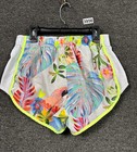Nike Women s Size Small Tempo Floral 3  Running Shorts Dry-fit Multicolor 