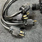 Lot Of 5 Lex Hubbell Edison 15a 125v Adapter Power Cable Splitter Twofer