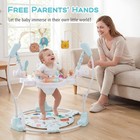 Infans Baby Jumpers And Bouncers  3 In 1 Play Activity Center  Blue