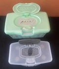 Huggies Baby Wipes Empty Container Green Circles Dots Popup Refillable Fp Travel