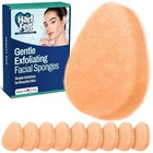  10 Pack  Gentle Exfoliating Facial Sponge For Face - Daily Cleansing Face Scrub
