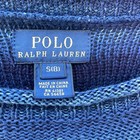 Polo Ralph Lauren Sweater Kids Boys Size  S 8   Linen Blend Blue Ombre Pullover