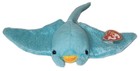 Ty Beanie Baby - Sunray The Manta Ray 10  New Mwmts Plush Stuffed Animal Toy