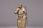 Chinese Bronze Figurine Of Mongolian Warrior