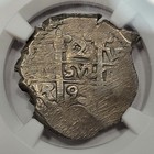 1693 Dated Cob 2 Reales Ngc Ms62 Assayer Vr Uncirculated Potosi Bolivia  m171