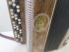 Vintage Soviet Bayan Accordion Polesie Ussr 3-row Chromatic Button Instrument