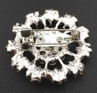 40 Brooch Lot Sliver Rhinestone Crystal Pin Wedding Bouquet Diy Kit Wholesale