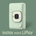Fujifilm Instax Mini Liplay Camera And Smartphone Printer Matcha Green Bundle