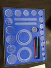 Vintage Spirograph Kenner 401 Drawing Set 1970 Art Fun Gears Draw Complete