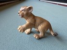 Schleich 2003 Playing Lion Cub Figure 14330 Baby Wildlife Safari Retired Toy