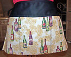 Black 3 Pocket Waist Apron Waitress Server Waiter Restaurants Apronattitudes