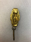 Brass Fire Department Parade Belt Helmet Holder