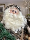 Rare Primitive Handmade Folk Art Christmas Old World Santa Claus Doll 19   