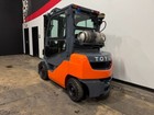 2010 Toyota 8fgu25 5000lb 3 Stage Pneumatic Lpg Forklift Stk 15651