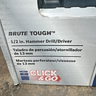 Bosch Hdh181b 18v 1 2  Hammer Drill Brute Tough W click   Go Case Bare Tool New