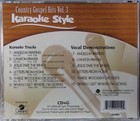 Country Gospel Hits Volume 3 Christian Karaoke Style New Cd g Daywind 6 Songs