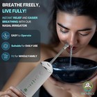 Nasal Irrigation System For Sinus Relief Portable Cordless Electric Neti Pot 