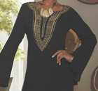 Size Large Hasina Black Gold Pant Set Suit From Ashro New
