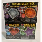 Science By Me Science Mega Pack 4 Make Your Own Crystal Geode Stem Kits Ages 8 