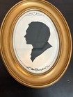 Lot Of 5 Vintage Walt Disney World Framed Family Silhouette Portraits