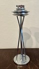 Vintage Mcm 1962 Seattle Worlds Fair Space Needle Table Lighter Chrome 11    Works