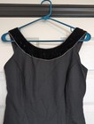 Size 8 Vintage Black Velvet Dress