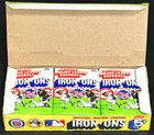 Sweet        Full Box     1968 Baseball Iron Ons 24 Packs Unopened Vintage Fleer Old