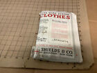 Live Wire System - Clothes - J S Shields   Co Nyc - Sample Book Fall Winter 1912