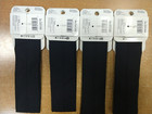 4 Pk  Scunci Everyday   Active No Slip Grip Luxe Stretch Headwrap Black  R9p1b