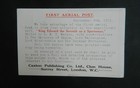 Gb George V First Uk Aerial Post 1911 1 2d Advertisement On Reverse