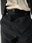 Antique Men s 1880s Victorian Era Black Wool Two Piece Suit