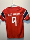 New  Erling Haaland  10 Youth Medium Size 26 Norway National Team Soccer Kit
