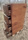 Shaw Walker File Cabinet 4 Drawers Quarter Sawn Tiger Oak Vertical