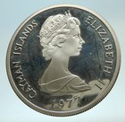 1979 Cayman Islands 4 2cm Proof Silver  5 Coin W Uk Queen Elizabeth Ii I76779
