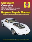 Corvette 1968-1982 Service Repair Workshop Manual V8 305 327 350 427 454 Haynes