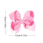 1pc Grosgrain Ribbon Hair Bows With Clip 5 Inch Large Bow Sequins Hair Clip