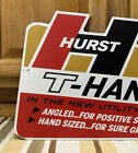 Hurst Shifter Sign T-handle Parts Tools Gas Oil Vintage Style Wall Decor
