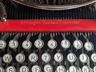 Antique Red No 6 Remington Typewriter 1907 Sn 187492