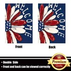 Patriotic 4th Of July Garden Flag 12x18 Inch Red White Blue Yard Decor