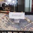 Avenue Size 14 16 Womens Long Bell Sleeve Orange Black Abstract Print Top Blouse