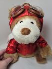 Cuddle Barn  sleigh Ride  Pilot Bear Singing Animated Plush Toy Christmas  Euc