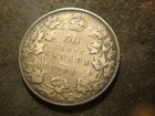 1906 Vf Xf Sharp Canada Fifty Cents Very Nice Original Coin Sea